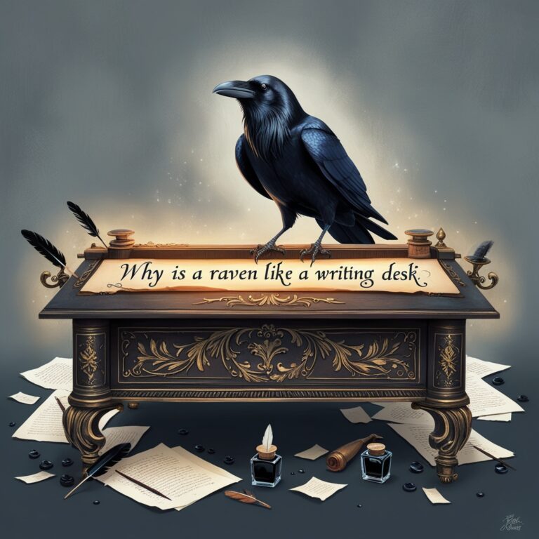Why Is a Raven Like a Writing Desk? The Riddle That Keeps Us Guessing