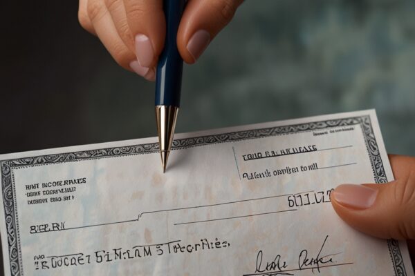 how to write a check